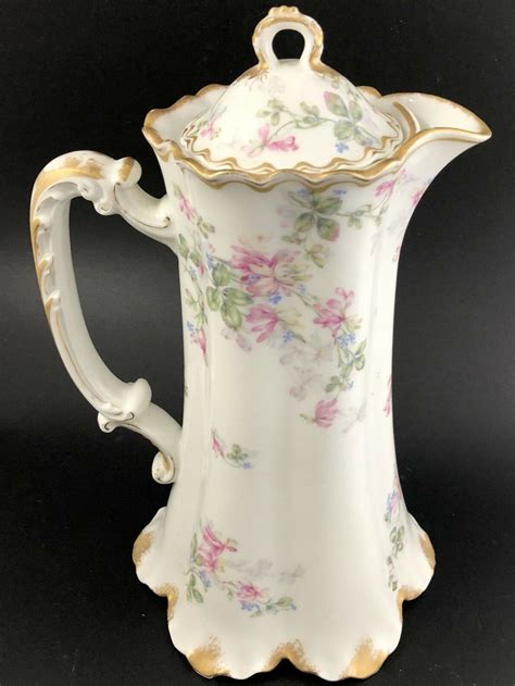 Antique Haviland Limoges French Chocolate Pot In 2021 Chocolate Pots