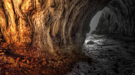 Inside The Mystical Cave Stock Photo Image Of Dramatic 231731634