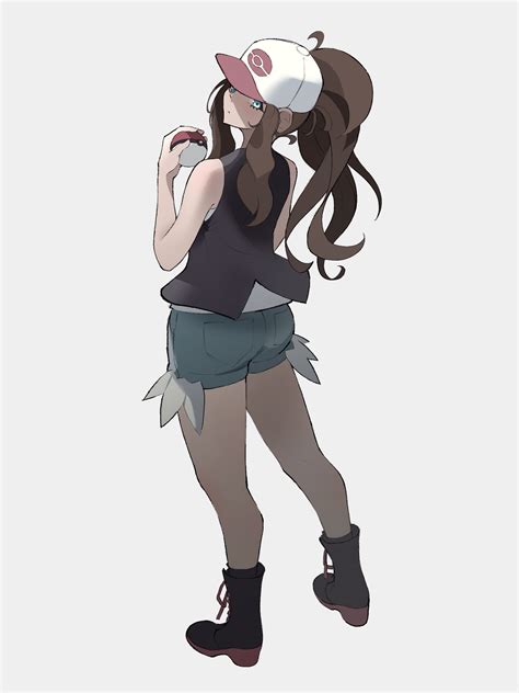 Wallpaper Gadis Anime Hilda Pokemon Rambut Panjang Ekor Kuda Si