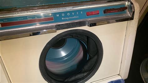 Vintage 1961 Hoover Keymatic 3224 Washing Machine In Action Youtube