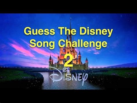A much improved version of an older video. 20 MORE great Disney Songs - CAN YOU GUESS THEM? - YouTube