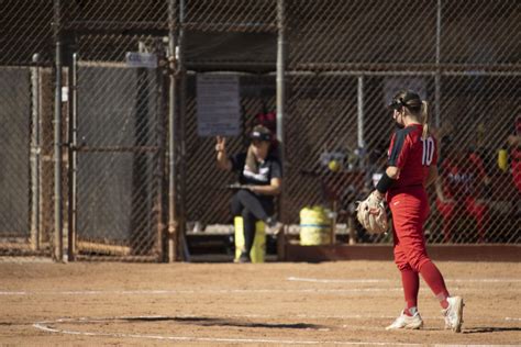 The Channels City College Softball Swept In Non Conference Doubleheader Vs San Bernardino