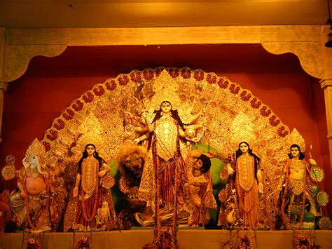 Maa Durga Saradiya Goddess Durga Puja Hindu Bonito Puja God Hd