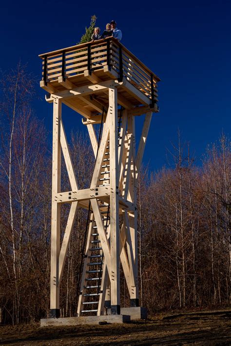 Timber Frame Observation Tower Photos The Barn Yard