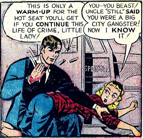Women Being Spanked In Vintage Comic Books