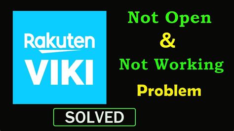 How To Fix Viki App Not Working Problem Viki Not Opening Problem In Android Ios Youtube