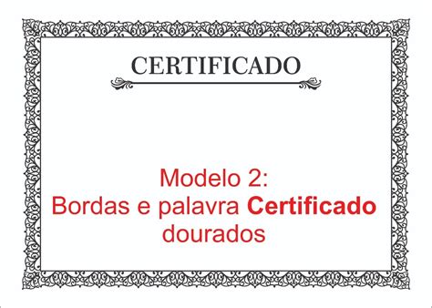 Certificado Para Imprimir Modelos De Certificado Bordas My Xxx Hot Girl
