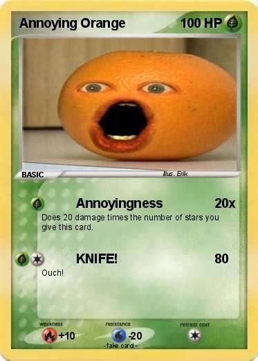 Pokémon Annoying Orange 1142 1142 Annoyingness My Pokemon Card
