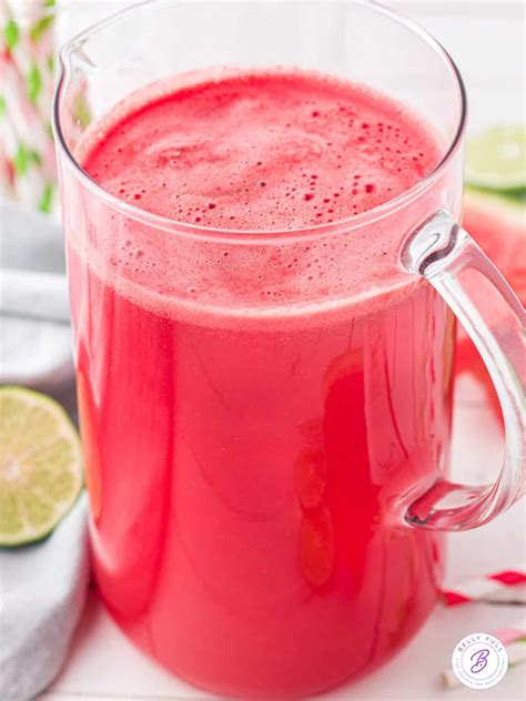 Watermelon Juice Recipe Only 3 Ingredients Belly Full