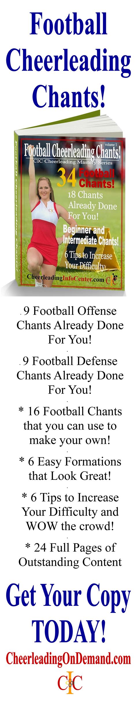 Cheerleading Football Cheers And Chants Fun And Easy To Learn Cheerleading Formations And