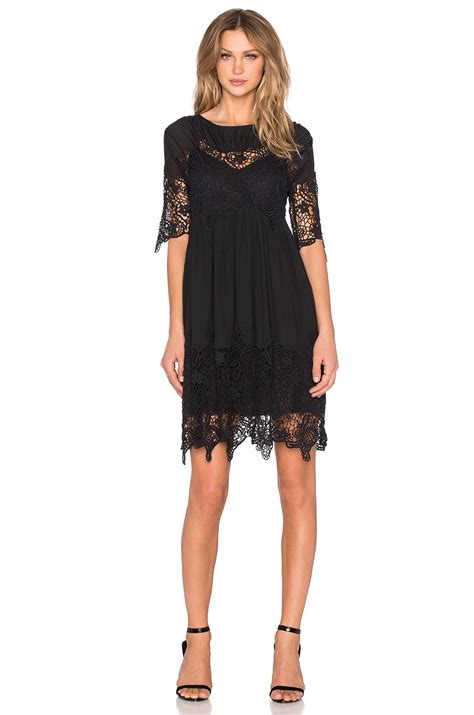 Velvet By Graham And Spencer Audrey Lace Sheath Dress In Black Lyst