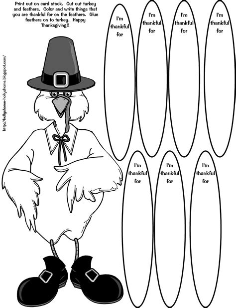 Fun thanksgiving feathered turkey coloring page and other great thanksgiving designs to color for the holiday. HollysHome Family Life: November 2011 | Printable turkey ...