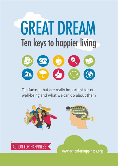Ten Keys To Happier Living Guidebook Action For Happiness Guide