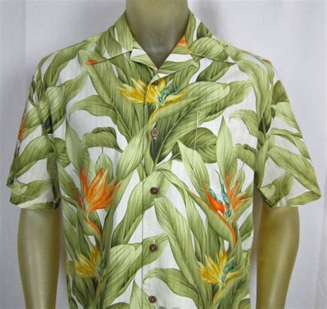 Tommy Bahama Vintage Fit Mens S Floral Hawaiian Aloha Camp Shirt Cotton