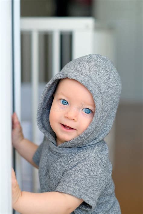 Baby Boy With Learning To Walk Stock Image Image Of Adorable Healthy