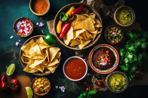 Premium Ai Image Cinco De Mayo Celebration Featuring Mexican Dishes