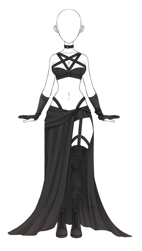 Outfit Satanic Goth Auction Closed By Kyunn Adoptable Fashion