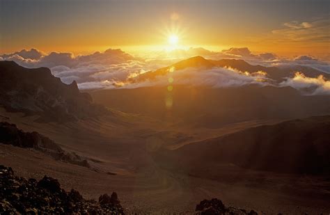 Halekala Crater Sunrise Maui Greg Vaughn Photography