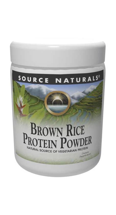 Brown Rice Protein Powder 32 Oz 2695ea From Source Naturals