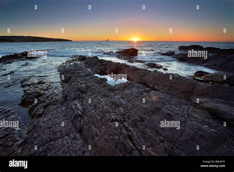 Hallett Cove Sunset Stock Photo Alamy