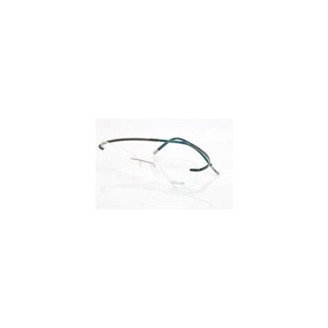 silhouette eyeglasses spx art chassis 7690 6052 teal pinstripe optical on popscreen