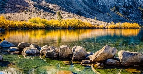 ~~golden Shore Convict Lake ~ Crystal Clear Water White Mountains