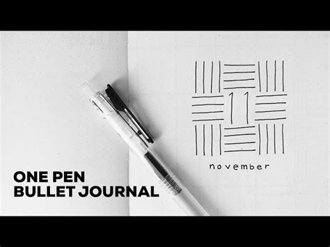 Minimalist Bullet Journal November 2018 Plan With Me Ichaowu 愛潮物