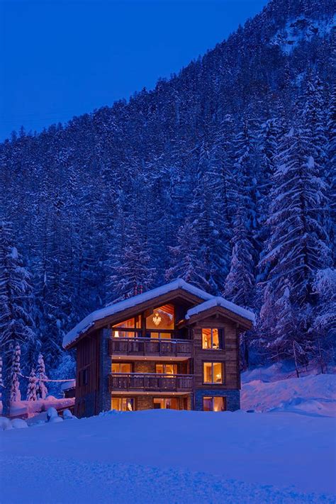 Chalet White Snow Luxury Ski Chalet Mountain Lodge In Zermatt Swiss