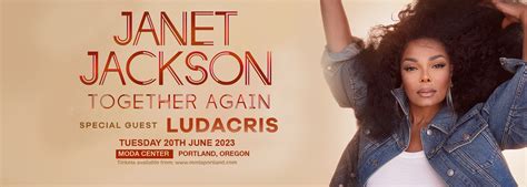 Janet Jackson Together Again Tour With Ludacris Tickets 20th June