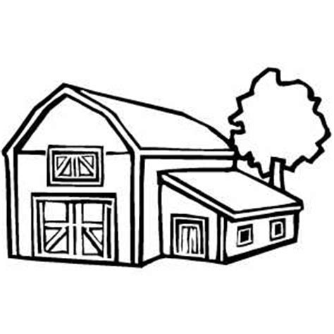 Most relevant best selling latest uploads. Barn With Tree Coloring Page