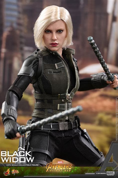 avengers infinity war black widow 1 6 scale figure by hot toys the toyark news