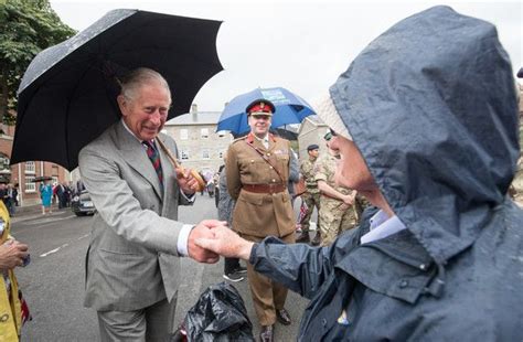 Prince Charles Prince Of Wales Greets People As Visits The Royal Welsh