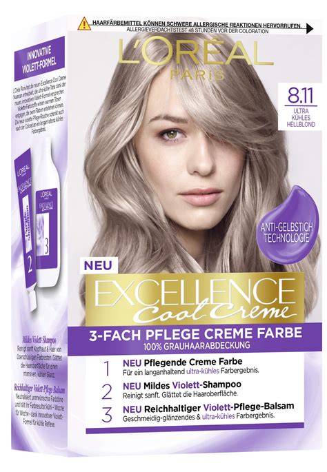 Buy L Oréal Paris Permanent Hair Colour With Ultra Cool Colour 100 Grey Coverage Set With