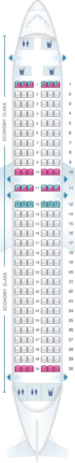 Seat Map Scandinavian Airlines Sas Airbus A320neo Seatmaestro