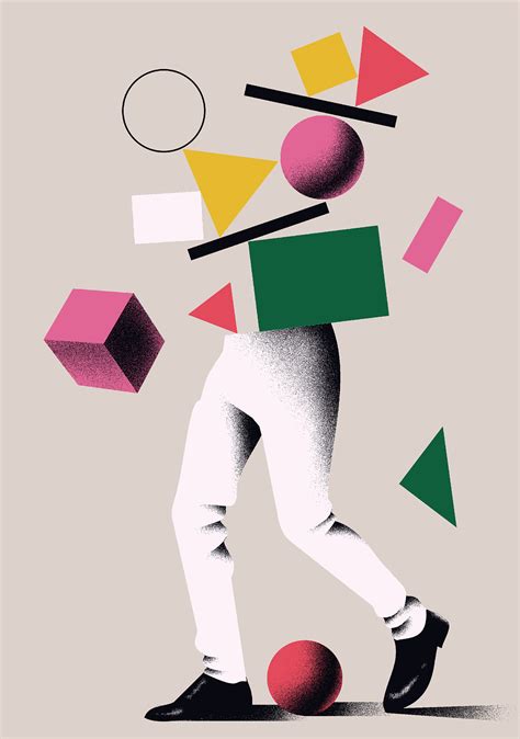A Set Of Two Abstract Illustrations On Behance