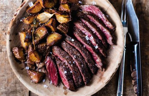 Un chef une recette la hampe dAkrame fait un effet boeuf