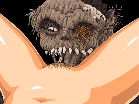 Rule 34 Animated Animated Cunnilingus Fangs Female Monster Nude Oral