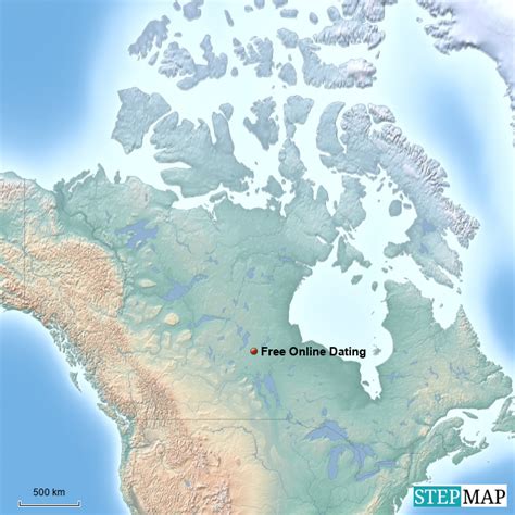 The right place to enjoy online dating! StepMap - Free Online Dating - Landkarte für Canada