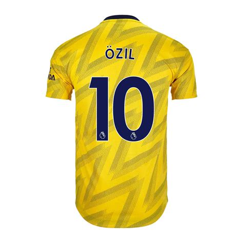 201920 Mesut Ozil Arsenal Away Authentic Jersey Soccer Master
