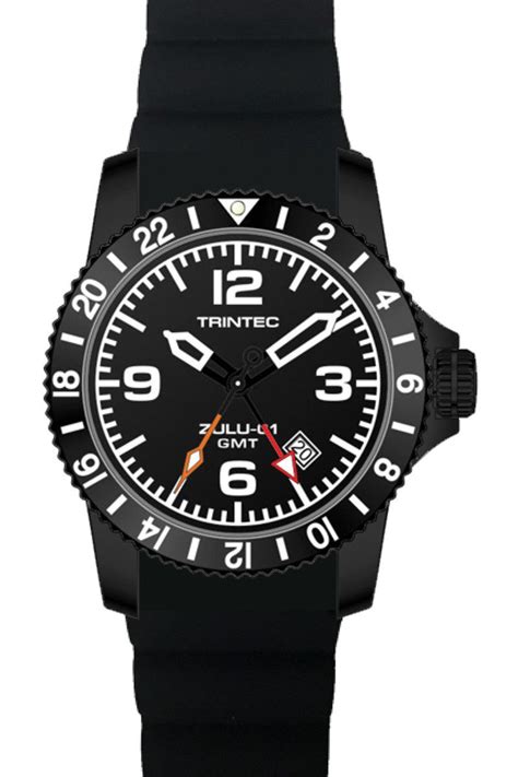 It features citizen japanese quartz movement known for its precision and accuracy. CoPilot GMT - Black (Pre-Order) - Trintec | Black quartz ...