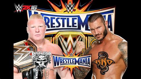 Wwe Wrestlemania 33 Randy Orton Vs Brock Lesnar Match Prediction