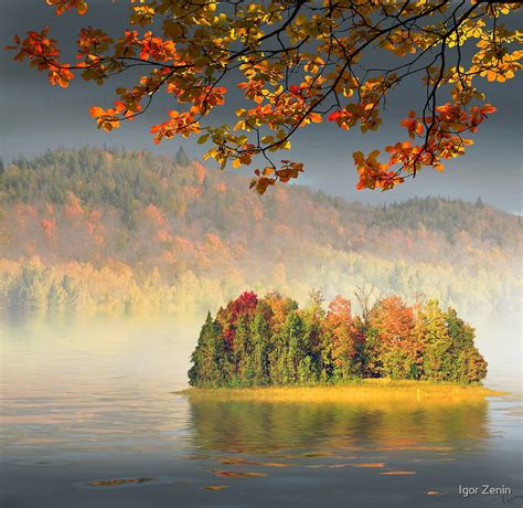 Autumn Island By Igor Zenin Redbubble
