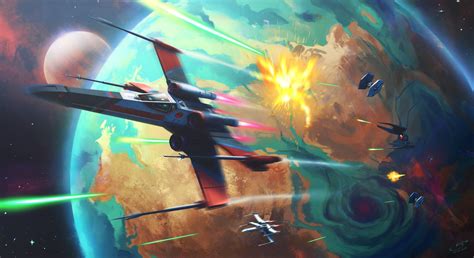 Hd X Wing Space Adventure By Victor Sales