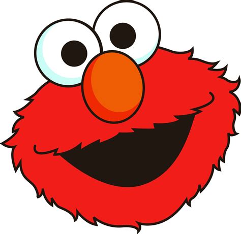 Elmo Svgelmo Smiley Face Sesame Street Svg Cut Files For Etsy