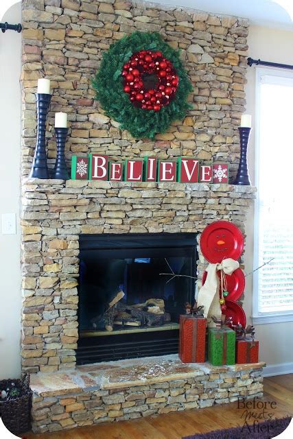 amazing diy fireplace mantel christmas makeovers