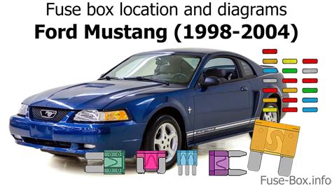 It shows a diagram of the fuse box and fuse locations and sizes. DIAGRAM Wiring Diagram For 2003 Ford Mustang FULL Version HD Quality Ford Mustang - TKMWIRING ...