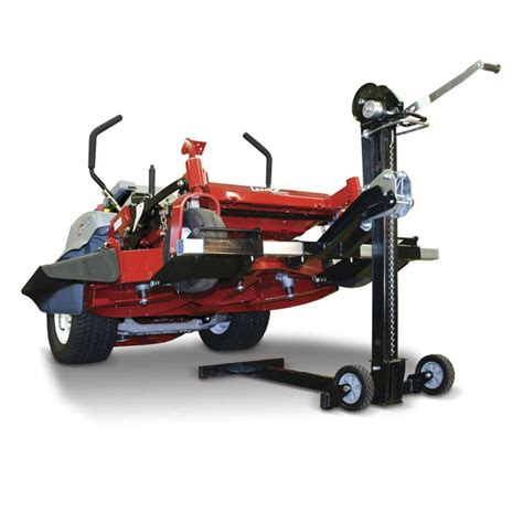 Mojack Flat Folding 750 Lb Capacity Riding Lawn Tractor Mower Lift Jack