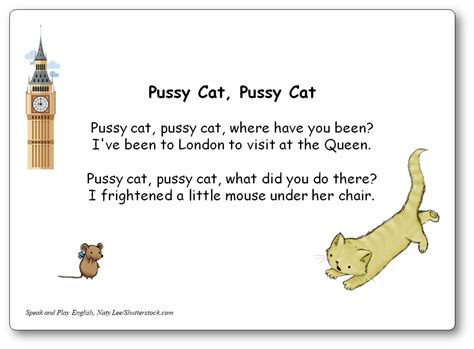 pussy cat pussy cat where have you been rhyme with lyrics in french free download nude photo