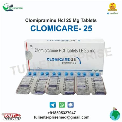 Clomipramine Hcl 25 Mg Tablets At Rs 40stripe Clomipramine Hcl
