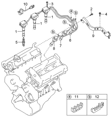 A spark plug has a metal threaded shell, electrically isolated from a. 2744039800 - Genuine Kia CABLE ASSEMBLY-SPARK PLUG